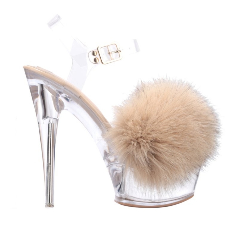 Platform Clear Bottom heels